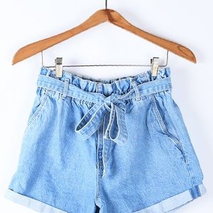 Garage Shorts | Garage Paper
Bag High Waist Jean Shorts